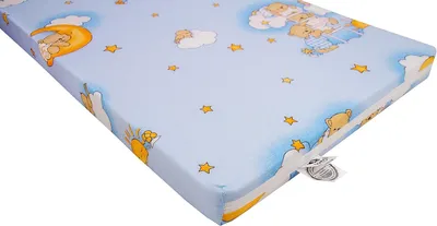 Produktbild von Best For Kids Babymatratze 60×120 cm, faltbare Kinder-Rollmatratze mit waschbarem Mikrofaserbezug, allergikerfreundlich für Reise- und Kinderbett.