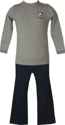 Zdjęcie produktu dla Piżama dla chłopca, długi rękaw, okrągły dekolt, bawełna interlock, BIKKEMBERGS, nr katalogowy S211 P13, rozmiar 6, 100% bawełna