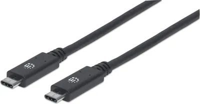 Produktbild von MANHATTAN USB 3.2 Kabel 10Gbit/s C-Stecker auf C-Stecker 1m
