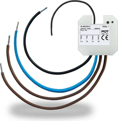 Produktbild von MDT RF-BE2230.01 KNX RF+ Tasterinterface 2fach UP 230VAC
