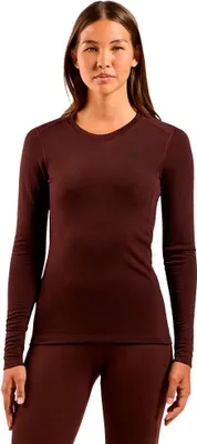 Produktbild von Odlo Merino 200 Langarm-baselayer Braun XS Damen Braun XS
