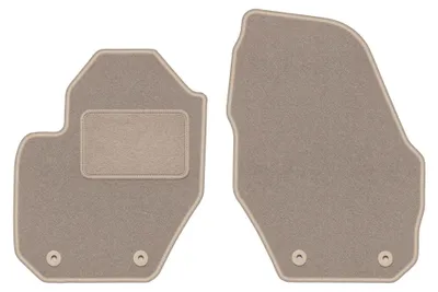 Productafbeelding van Velours voormatten voor Volvo S60 II 2010-2018 – 2-delig, beige, op maat – Wielganizator LUX