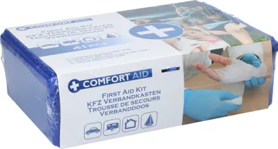 Produktbild von Comfort Aid Erste Hilfe Set 41-teilig - Verbandskasten für Zuhause und Unterwegs