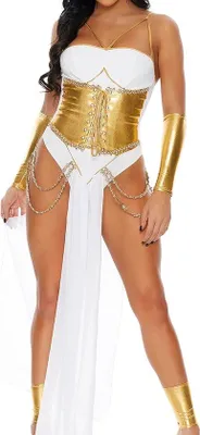 Immagine prodotto di Abito da strega sexy da donna - Costume di Halloween da donna - Costume da festa - Abito da sera - Costume seducente da donna - Costume da donna per Halloween