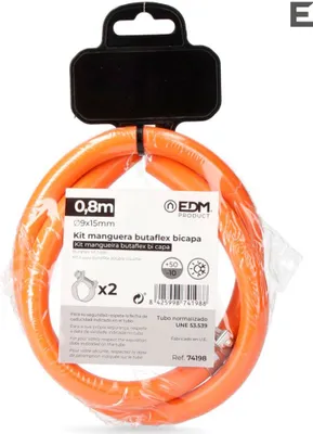 Produktbild von Edm 0.80 M Butaflex Zweischichtschlauch Orange  Orange One Size