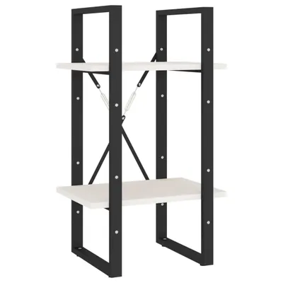 Produktbild von "SALE 2026"Bücherregal - Bücherschrank/Standregal Langlebiges -  2 Böden Weiß 40x30x70cm Massivholz Kiefer - Bücherregale DEMöbel816414
