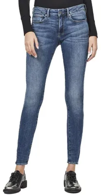 Obrázek produktu pro G-star 3301 Mid Skinny džíny, modrá barva, velikost 24/32, dámské