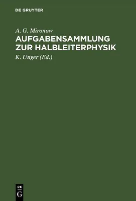 Produktbild von Aufgabensammlung zur Halbleiterphysik