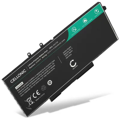 Produktbild von CELLONIC 1x Akku für Notebook Kompatibel mit Dell Latitude 5410, Latitude 5510, Precision 3551, 3HWPP - (4100mAh, 15.2V)