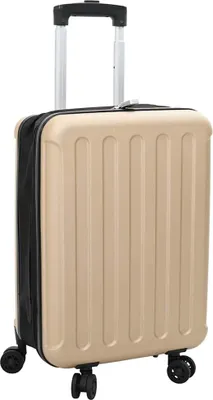 Obrázok produktu pre Kufor so zámkom šampanského 34 x 23 x 55.5 cm ABS plast