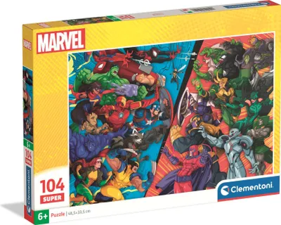 Immagine prodotto di CLE puzzle 104 SuperKolor Marvel 25059
