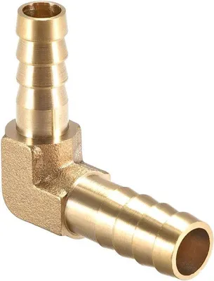 Zdjęcie produktu dla Złączka kątowa 90 stopni, mosiądz, 10–8 mm