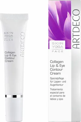 Zdjęcie produktu dla Artdeco Collagen Lip & Eye Contour Cream Nawilajcy krem intensywnie pielgnujcy okolice oczu i ust z kwasem hialuronowym i kolagenem 15ml
