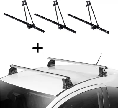 Produktbild von 3x Fahrradträger ORION + Dachträger VDP EVO ALU kompatibel mit für Hyundai i30 (GD) 3-5 Türer 2012-2017