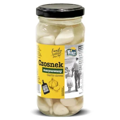Obrázok produktu pre Marinovaný cesnak 240g/140g MARIMAX