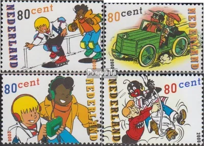 Produktbild von Briefmarken Niederlande 2000 Mi 1817-1820 (kompl.Ausg.) postfrisch Comics