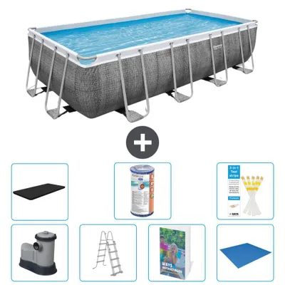 Zdjęcie produktu dla Bestway Power Steel prostokątny – 549 x 274 x 122 cm – 8 elementów  S594