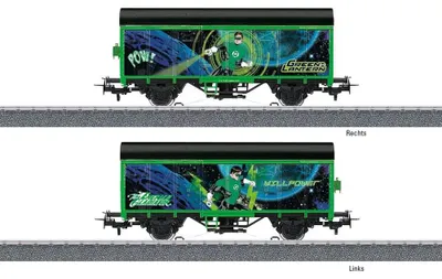 Produktbild von Märklin Start up - Gedeckter Güterwagen Green Lantern, HO (1:87), 15 Jahr(e), Grün, 1 Stück(e)