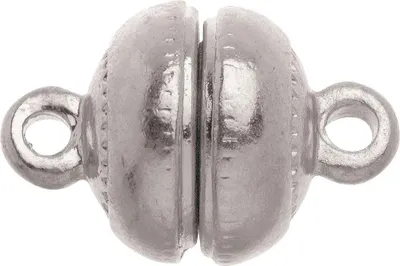 Produktbild von Glorex Magnetverschluss 12 mm 1 Stück, silber