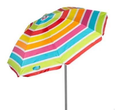 Produktbild von Aktive 62361 Uv50 Ø Gestreifter Kippbarer Sonnenschirm 180 Cm Mehrfarbig  Mehrfarbig One Size