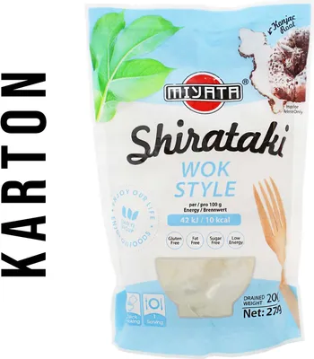 Produktbild von MIYATA Shirataki Konjak Wok Style Nudeln 270g