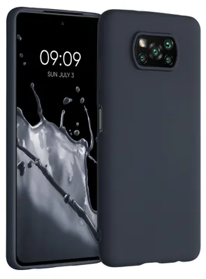 Produktbild von kwmobile Handyhülle für Xiaomi Poco X3 NFC / Poco X3 Pro Hülle - TPU Case - Kabelloses Laden - Schutzhülle Cover in Heidelbeerblau