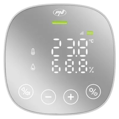 CO2-Sensor mit Wi-Fi, Tuya App, Luftqualität, weiß