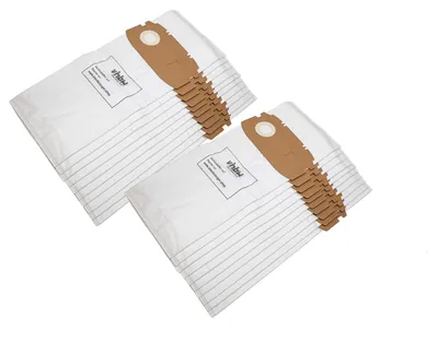 Produktbild von vhbw 20x Staubbeutel Ersatz für Festo Festool 456772, 498410 für Staubsauger - 34cm x 26cm Weiß