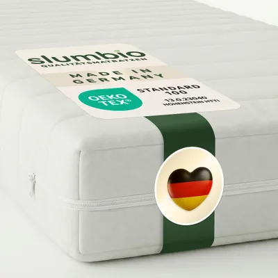 Produktbild von SLUMBIO 7-Zonen Wendematratze -  140 x 200 x 12 cm - H2/H3