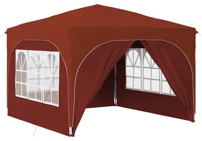 Produktbild von Pop-up Partyzelt 290 x 290 x 245 cm Terrakotta