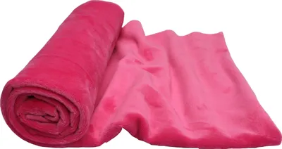 Obrázek produktu pro Minky pletenina hladký vzor, fuchsiová 50 x 160 cm