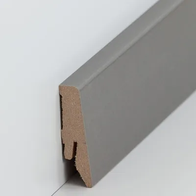 Produktbild von Fußleisten / Sockelleisten "Coburg" (MDF foliert / 718.5838) - Anthrazitgrau