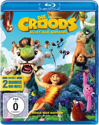 Produktbild von PLAION Die Croods - Alles auf Anfang, Zeichentrickfilm/Cartoon, Blu-ray, Deutsch, 95 min, Deutsch, Englisch, Türkisch, 02/01/2026