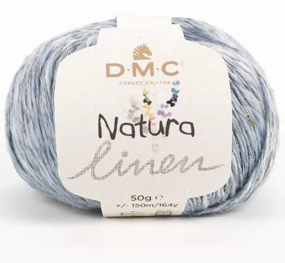 Immagine prodotto di Filato estivo "Natura Linen" di DMC – filato di alta qualità con lino (50 g), colore (07)