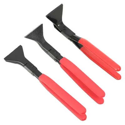 Immagine prodotto di Pinze per piegare la lamiera - Pinze per aggraffare/piegare - Angoli di 45° e 90° - Acciaio al carbonio - Manici diritti - Set da 3 pezzi