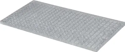 Produktbild von Gitterrost 1000x500 verzinkt, Maschenweite 34x38, Fußabstreifer, Pressrost 30x2