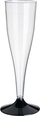 Produktbild von Starpak 6 Stiel-Gläser für Sekt, PS 0,1 l Ø 5 cm · 17,5 cm glasklar | Packung (6 Stück)