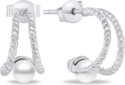 Produktbild von Elegante Silberohrringe mit Süßwasserperle EA807W
