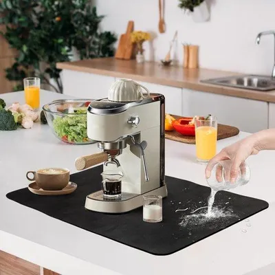 Produktbild von Ibenzoa® Abtropfmatte 60 x 40 cm – superabsorbierend & schnelltrocknend, rutschfest mit hochwertigem Kiezelgoer‑Material für Küche & Bad