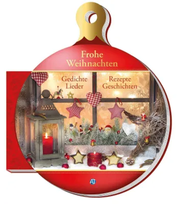 Produktbild von Weihnachtskugelbuch "Frohe Weihnachten"
