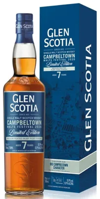 Produktbild von Glen Scotia 7 Jahre - Campbeltown Malts Festival 2026 - Medium Peated Ruby Port Finish - Single Malt Scotch Whisky