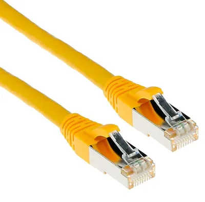 Obrázek produktu pro ACT RJ-45/RJ-45, Cat.6a, 1.5m, 1,5 m, Cat6a, RJ-45, RJ-45, Žlutá