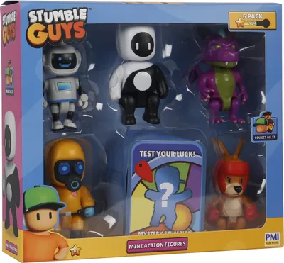 Zdjęcie produktu dla Figurka PMI Kids World Stumble Guys Sezon 2 SG3206B 6 sztuk