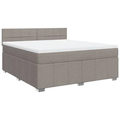 Obrázok produktu pre vidaXL Boxspring posteľ s matracom Taupe 180x200 cm Látka