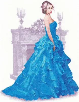 Produktbild von Kreuzstich-Stickset "Isla (L)", JLIL1426-E, 32x40,5cm