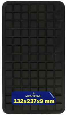 Bügelbrettauflage aus Silikon, 132x237x9 mm, hitzebeständig