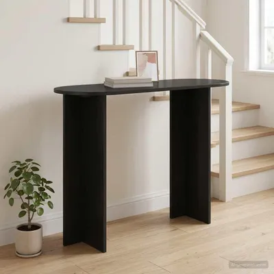 Produktbild von Möbel Konsolentisch Schwarze Eiche 100 x 39,5 x 75 cm Holzwerkstoff - Konsolentische &56887