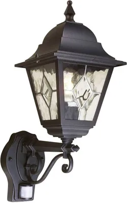 Produktbild von Außenwandleuchte NORFOLK Schwarz, Höhe 47cm