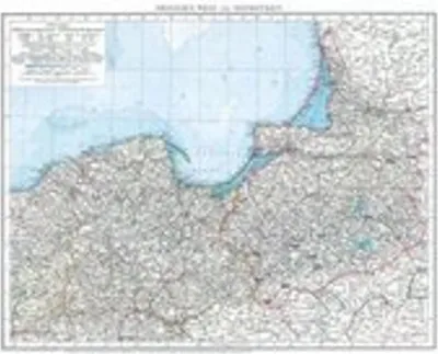 Zdjęcie produktu dla Mapa historyczna: Prowincje PRUSY ZACHODNIEJ i PRUSY WSCHODNIEJ w Cesarstwie Niemieckim - listopad 1897 [zrolowana]