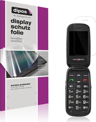 Produktbild von 4x Schutzfolie für Swisstone BBM 625 klar Displayschutzfolie Folie Display Schutz dipos